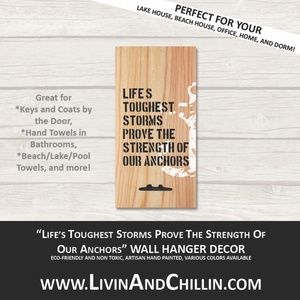 Livin & Chillin "Life's" Wall Hanger Decor